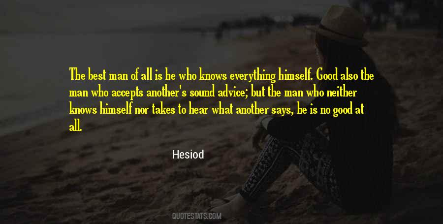 He Knows Best Quotes #1814410