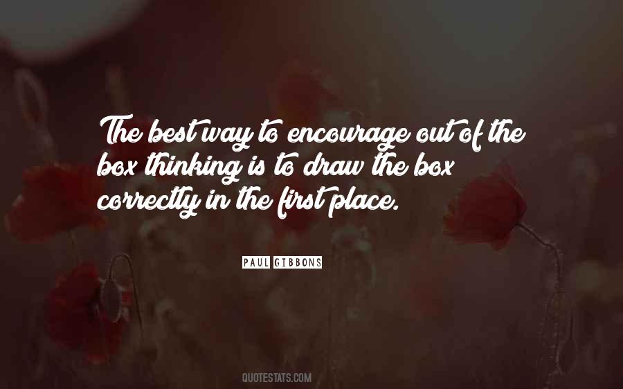 Best Way Of Thinking Quotes #1199181