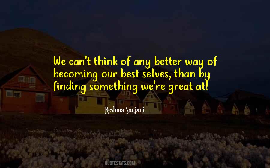 Best Way Of Thinking Quotes #290422