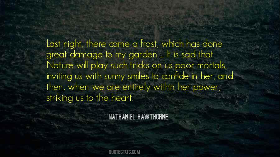 Sad Nature Quotes #227192