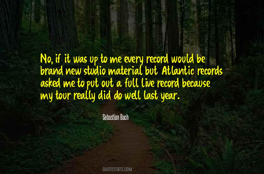 New Record Quotes #1233185