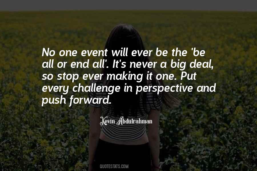 Big Event Quotes #1014771