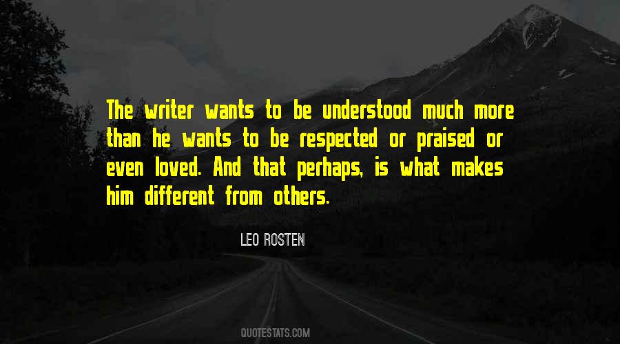 Different From Others Quotes #213537