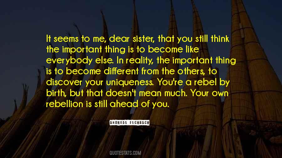 Different From Others Quotes #42395