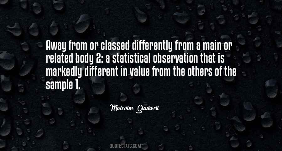 Different From Others Quotes #65400