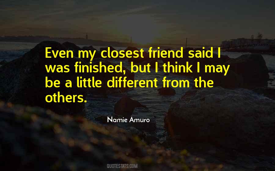 Different From Others Quotes #982237