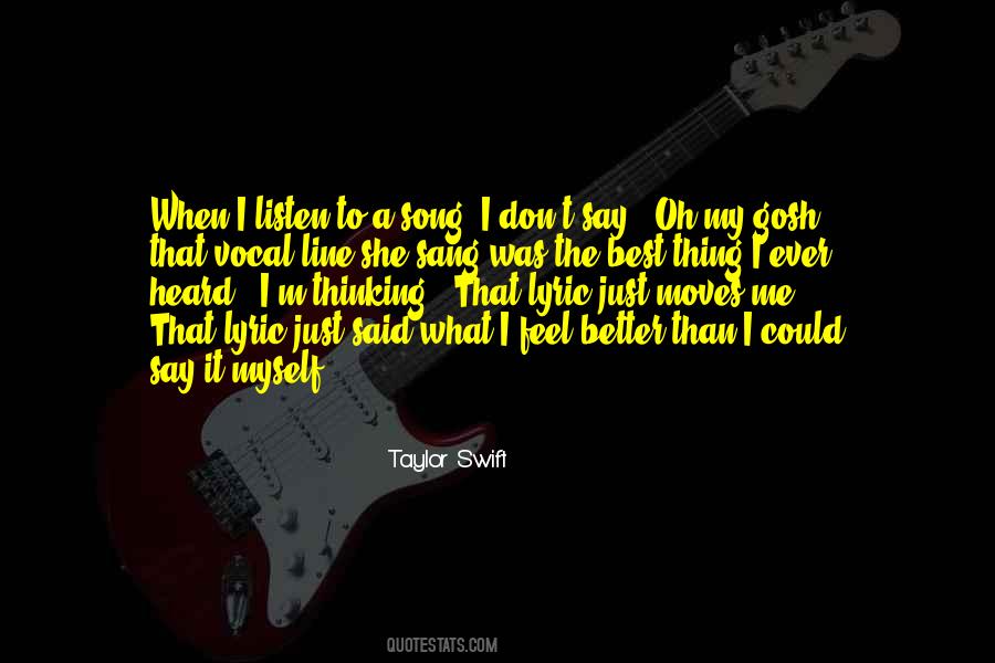 Lyric Song Quotes #809676