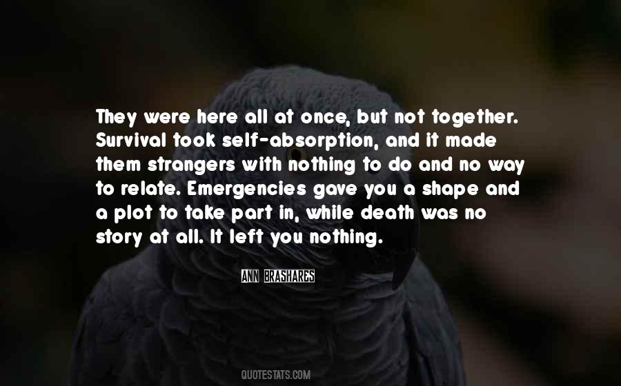 Self Survival Quotes #1561782