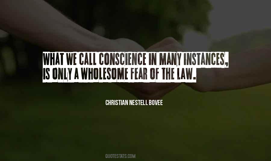 Christian Conscience Quotes #532376