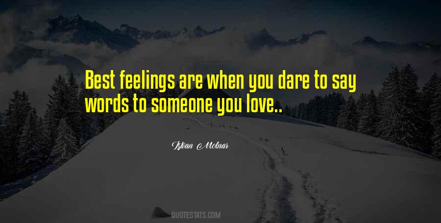 I Love You More Than Any Words Can Say Quotes #91566