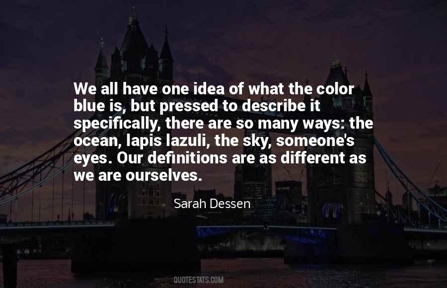 Color Of The Sky Quotes #1770367