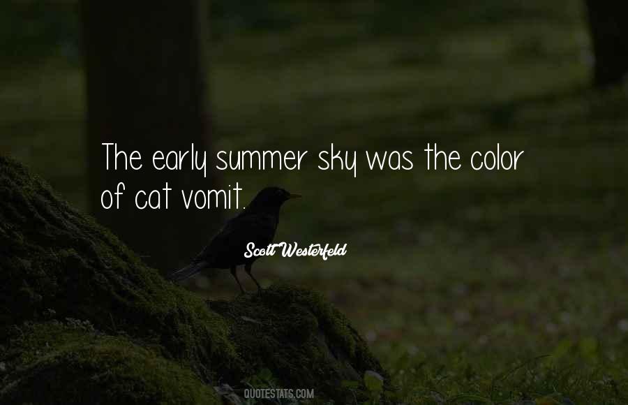 Color Of The Sky Quotes #387945