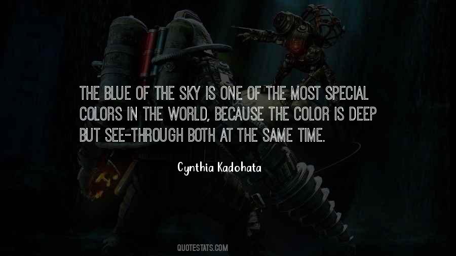 Color Of The Sky Quotes #599035