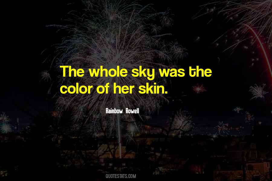 Color Of The Sky Quotes #860244