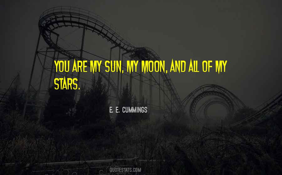 You Are My Moon Quotes #879205