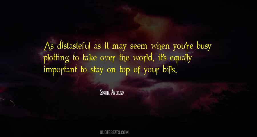 Over Busy Quotes #1199692