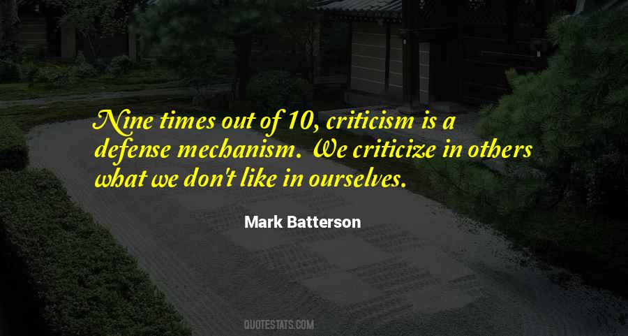 Criticize Others Quotes #374876