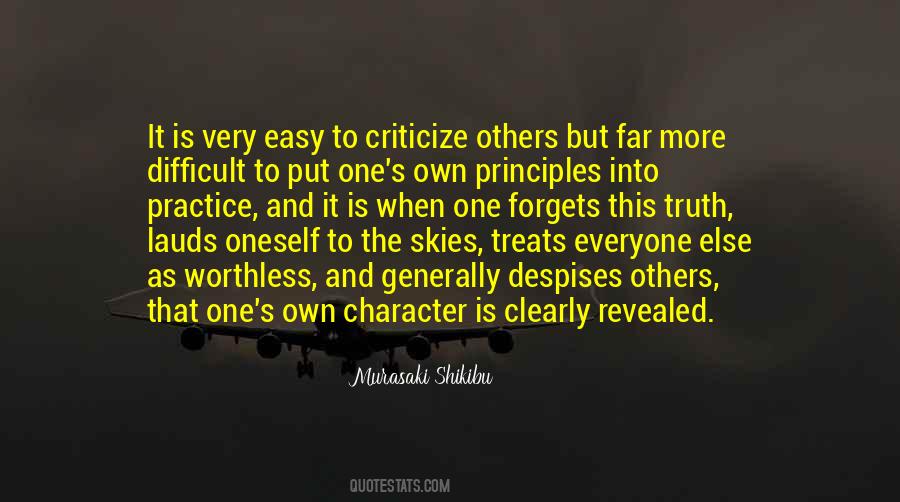 Criticize Others Quotes #703592
