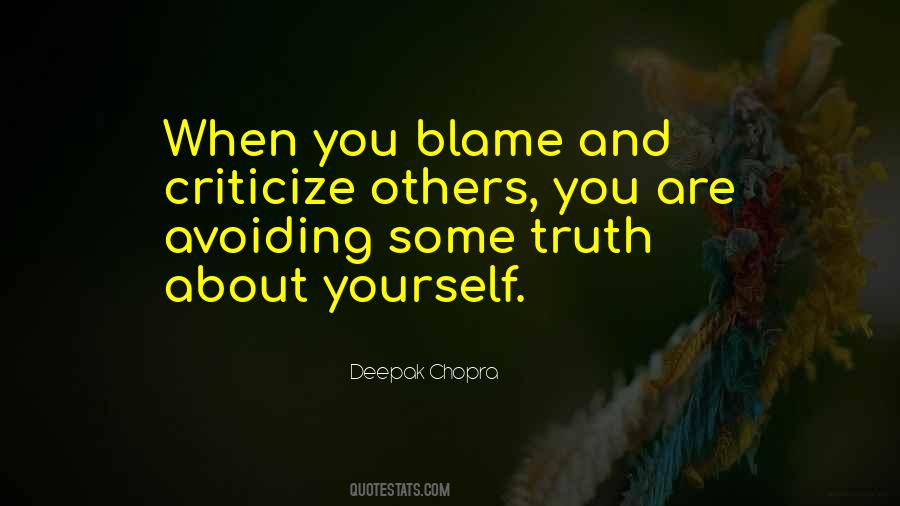 Criticize Others Quotes #898296