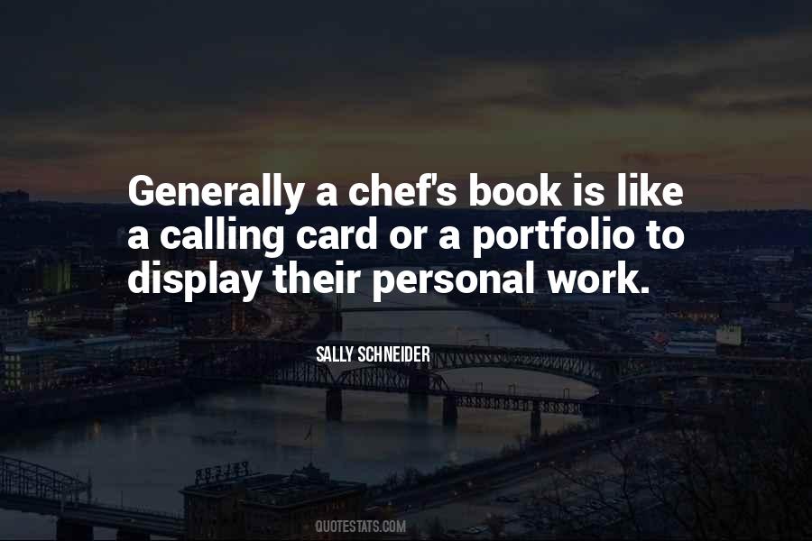 Personal Chef Quotes #1776038