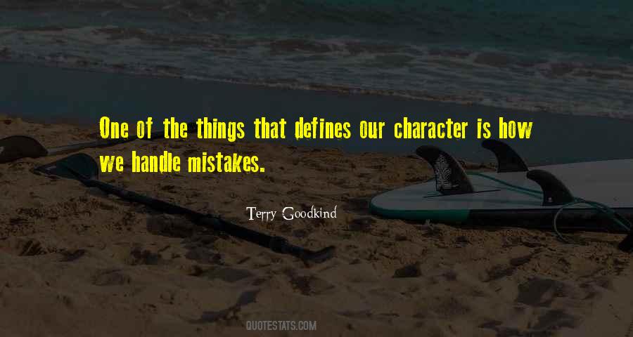 Character Is Quotes #1192160