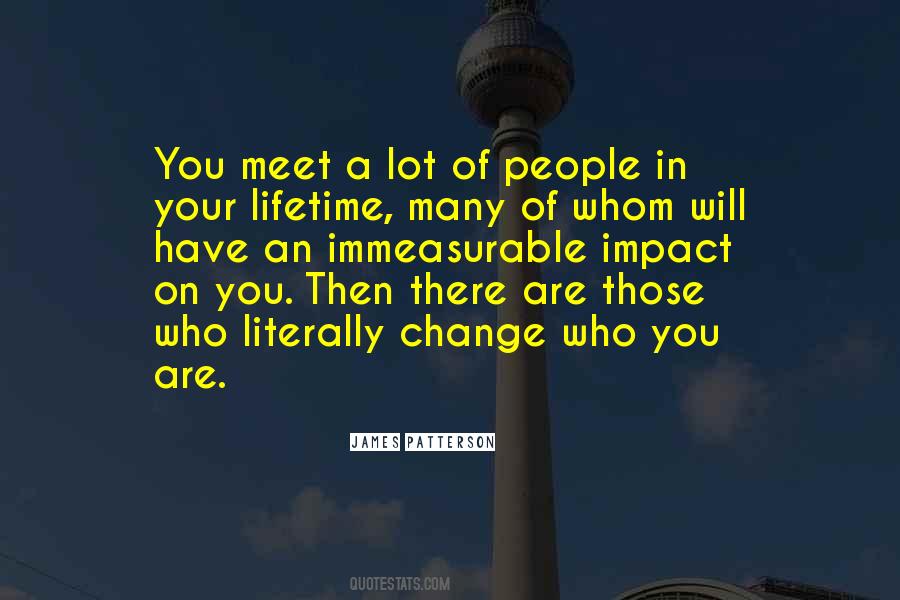 Impact Of Change Quotes #1410180