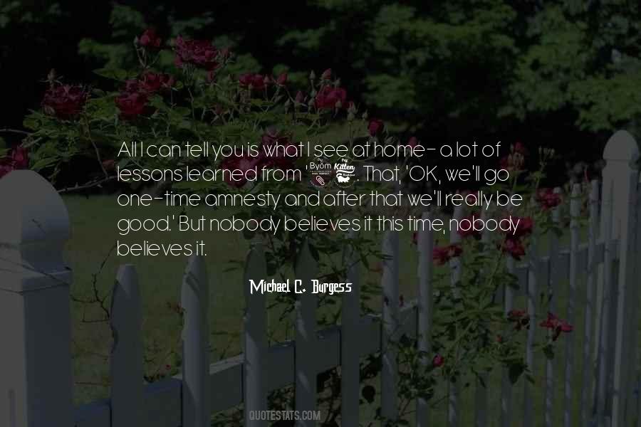 A Lesson Learned Quotes #1138772
