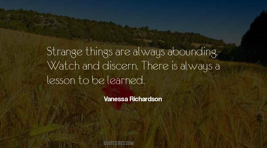 A Lesson Learned Quotes #1602756