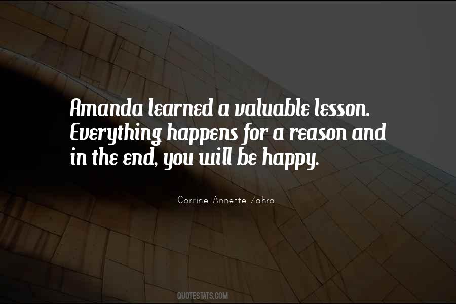 A Lesson Learned Quotes #1625622