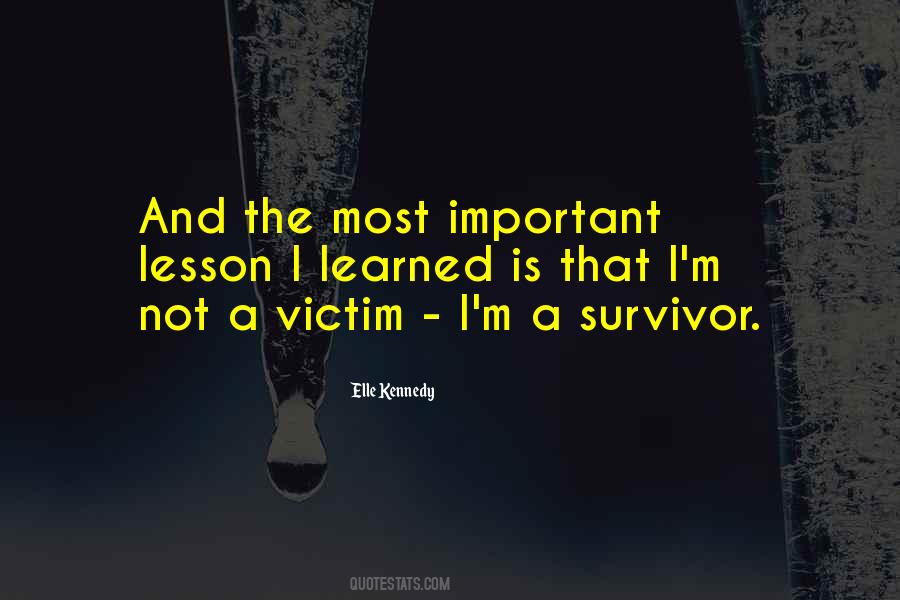 A Lesson Learned Quotes #302353