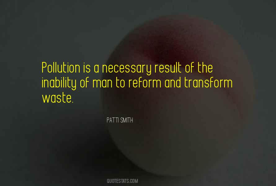 Waste Pollution Quotes #264497