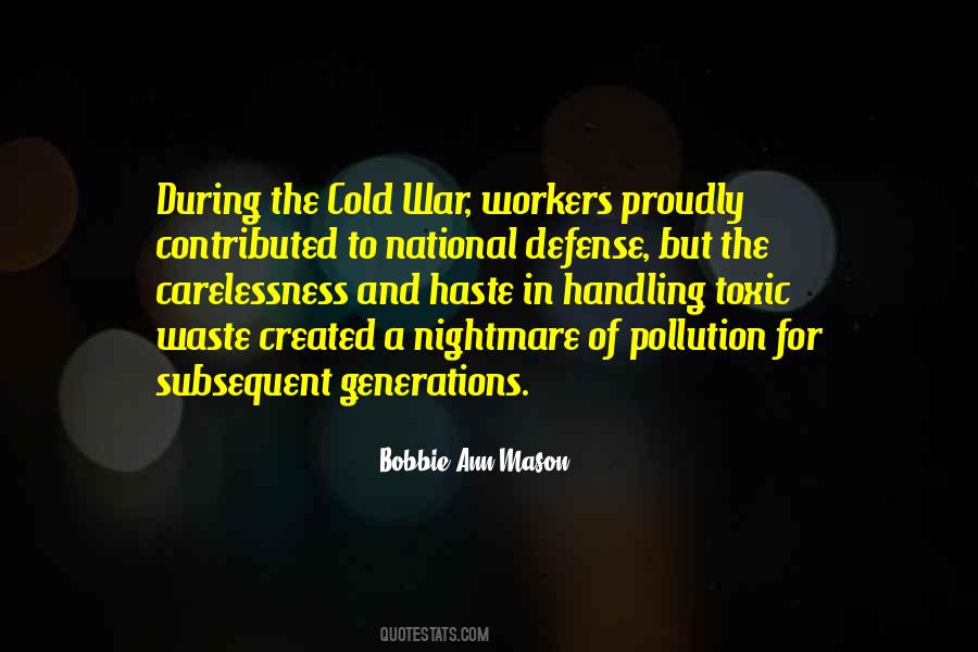 Waste Pollution Quotes #480273