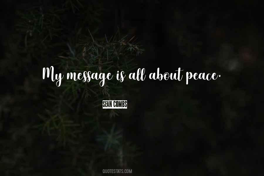 All About Peace Quotes #1502035