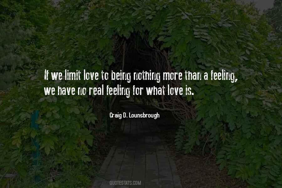 Feeling Of Being Loved Quotes #1643185