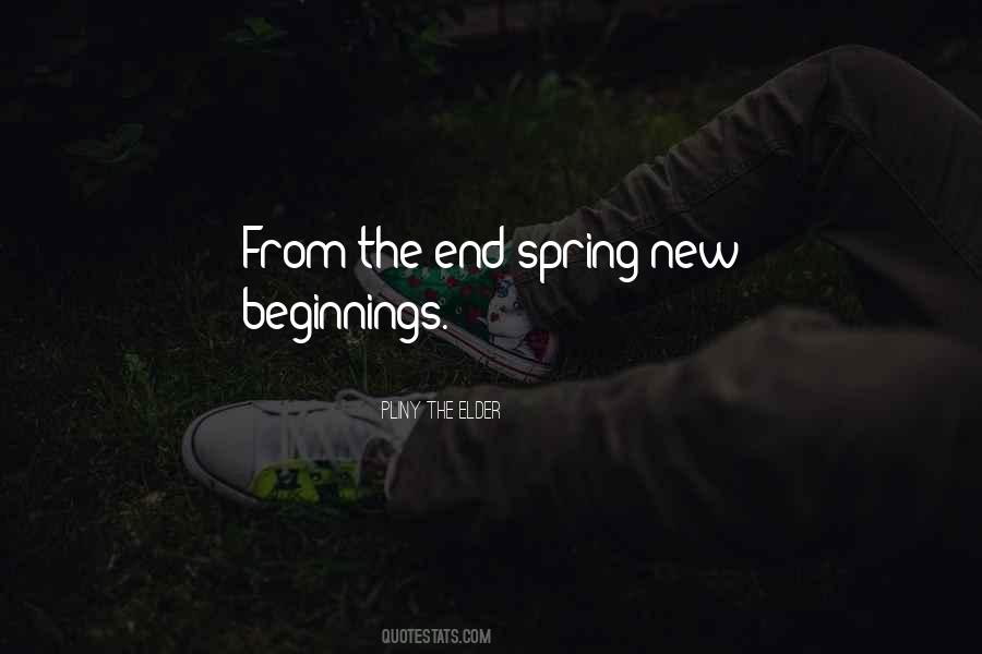 New Beginnings Spring Quotes #975512