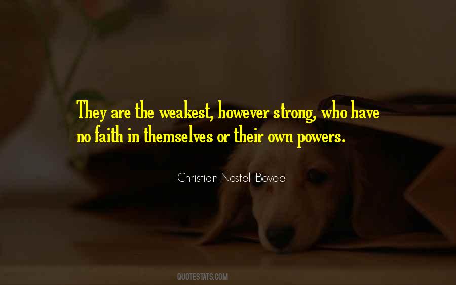 Strong In Faith Quotes #200578