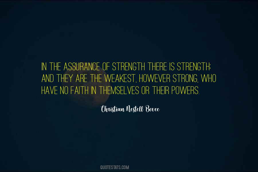 Strong In Faith Quotes #62412