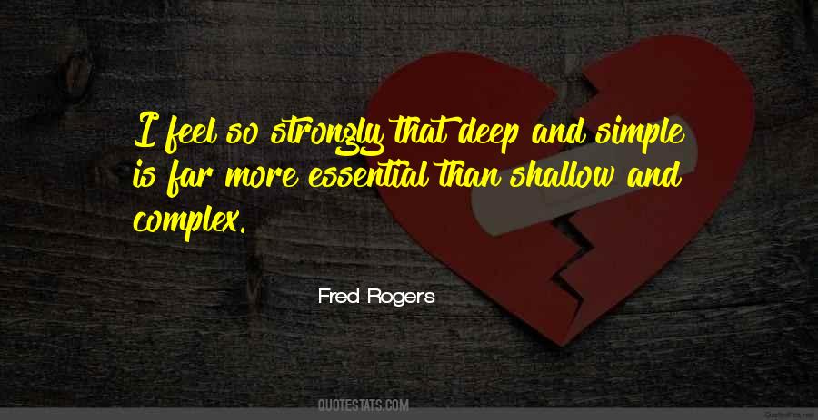 Simple Deep Quotes #1319492