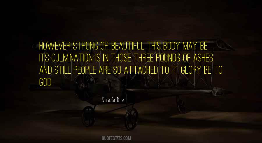 Strong Is Beautiful Quotes #953347