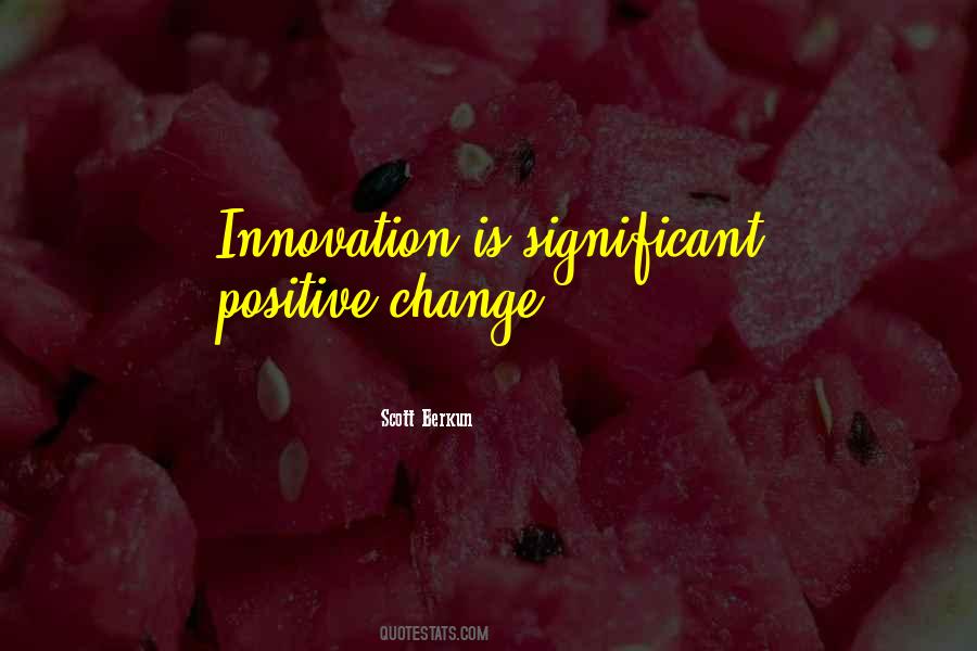 Innovation Change Quotes #230354