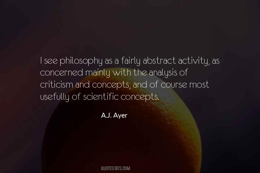 Abstract Philosophy Quotes #622314