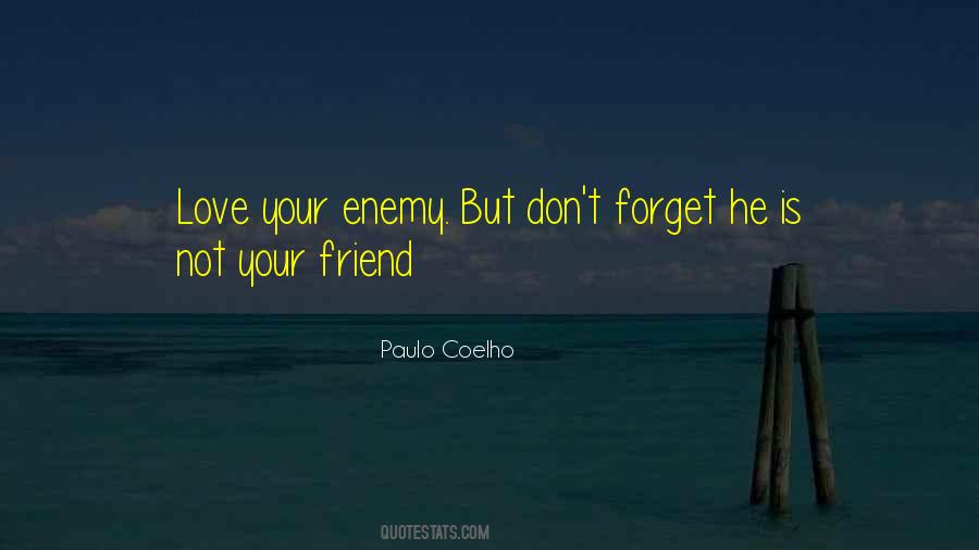 He Is Not Your Friend Quotes #1345988
