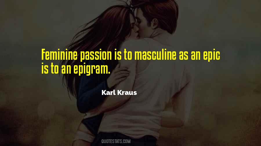 Feminine Masculine Quotes #1501134