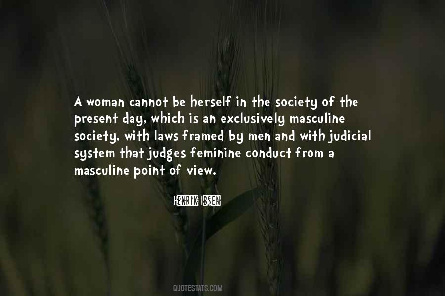 Feminine Masculine Quotes #1808577