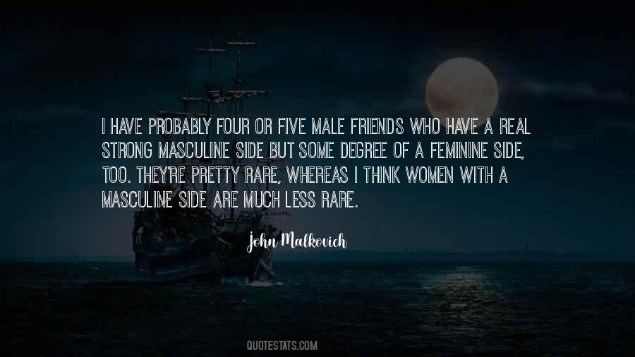 Feminine Masculine Quotes #773219