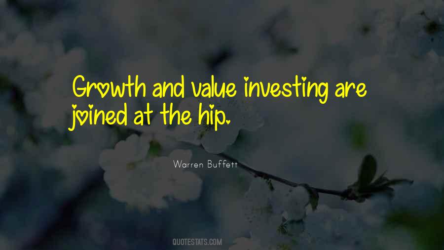 Growth Investing Quotes #1002528