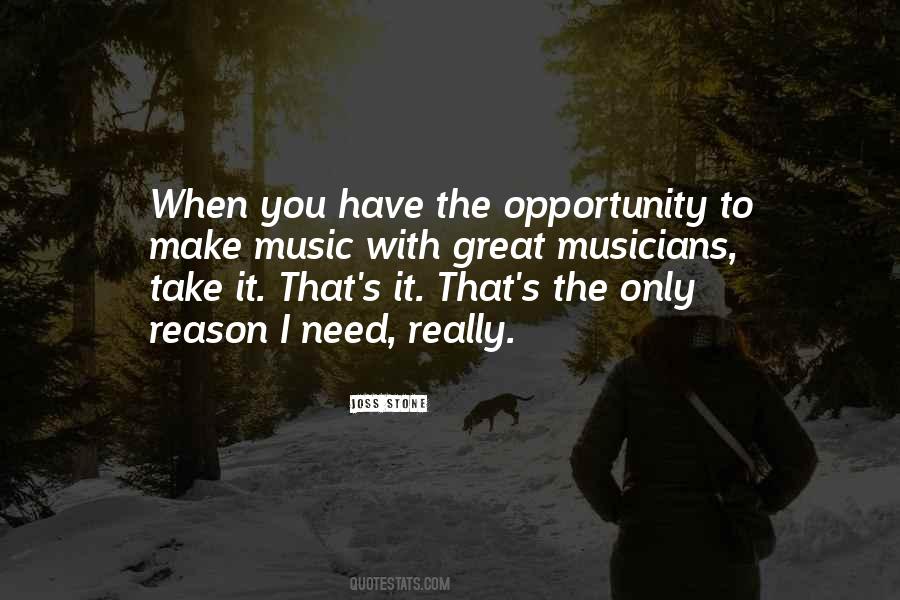 Have The Opportunity Quotes #1348111
