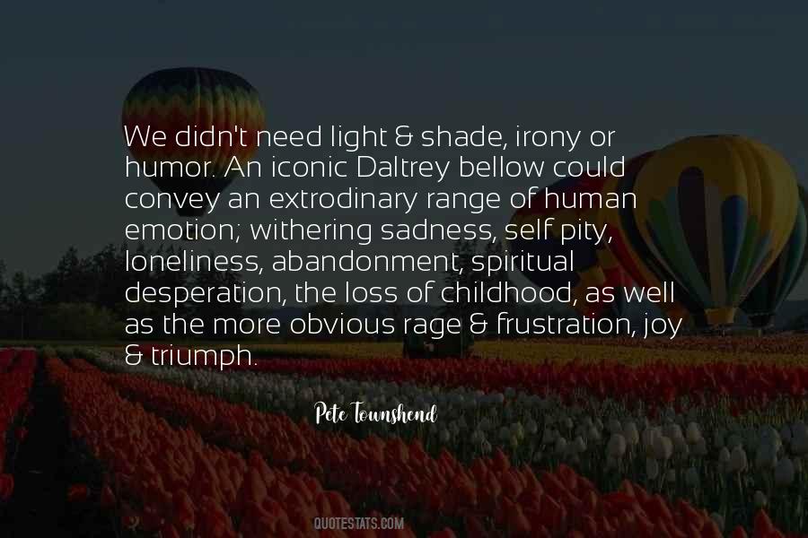 Shade Of Light Quotes #46955