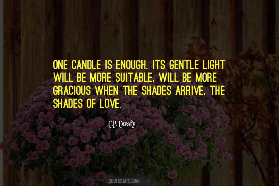Shade Of Light Quotes #765166