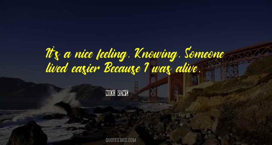 Feeling Nice Quotes #830001